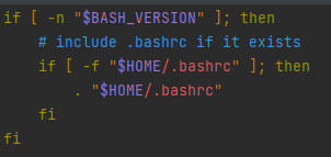 ~/.profile中加载bashrc的逻辑